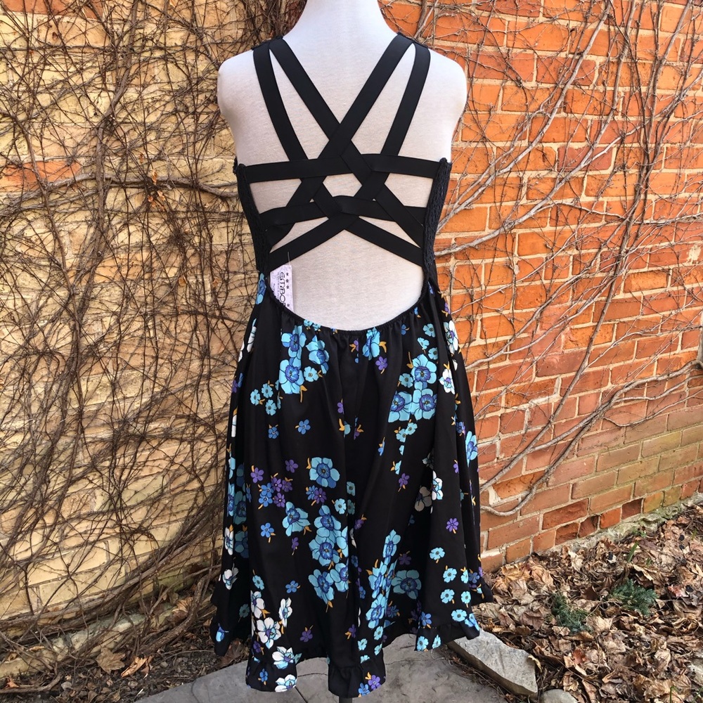 Star Back Dress EMBODY Upcycled Periwinkle 10